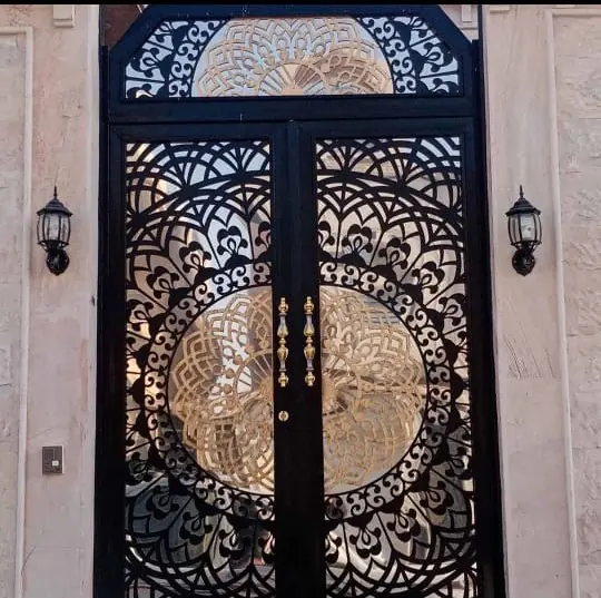 أبواب حديد وقص ليزر للفلل والمباني في الرياض