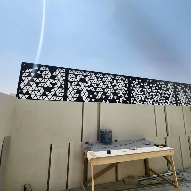 أبواب ليزر هندسية الرياض — زخارف هندسية