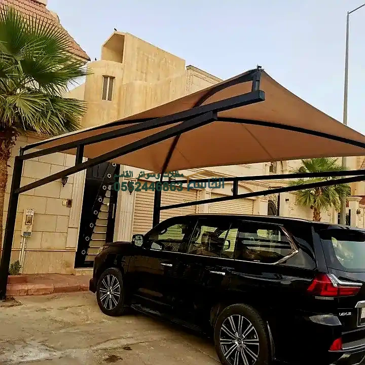 مظلات سيارات حديد مجلفن الرياض — الأكثر متانة وتحملاً