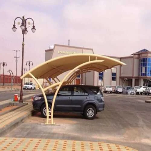 مظلات سيارات هرمية الرياض — تصميم هرمي عصري وقوي