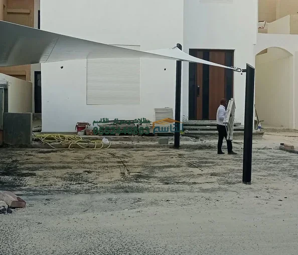 مظلات شراع مطاعم الرياض — تصميم عصري للمطاعم