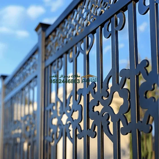 أنواع سواتر شبك الرياض — مجدول وقماش وأمني