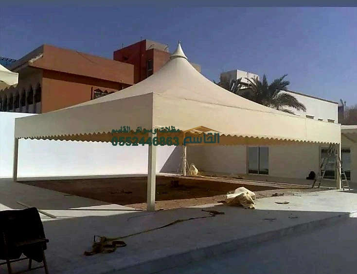 سواتر شبك مع قماش الرياض — خصوصية إضافية