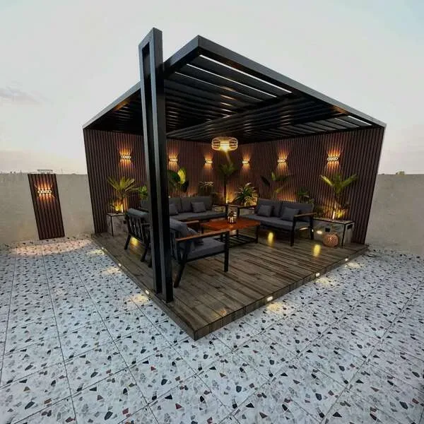 برجولات مع مظلات متكاملة الرياض 0532228615