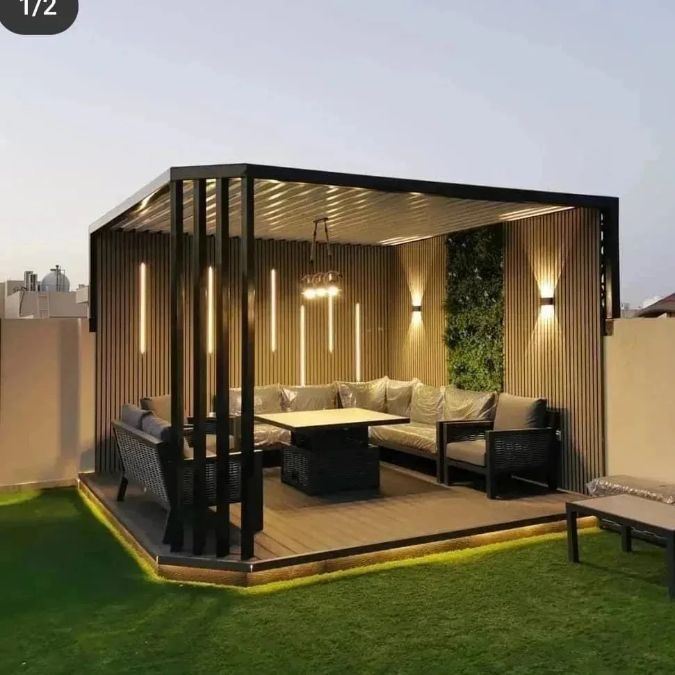 برجولات خشبية فاخرة للحدائق بالرياض 0532228615 مظلات وسواتر القاسم الحديثة