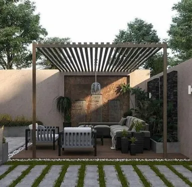 تركيب مظلات برجولات حديد بالرياض 0532228615 مظلات وسواتر القاسم الحديثة