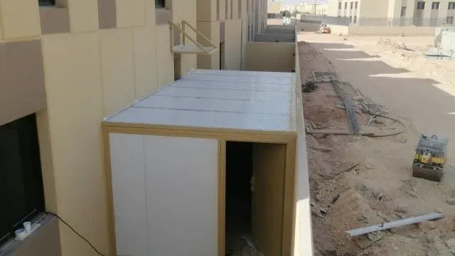 غرفة عمال ساندوتش بانل جاهزة الرياض 0532228615 مظلات وسواتر القاسم الحديثة