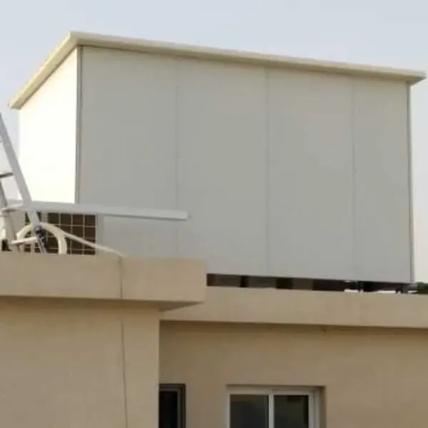 الطبقات الخارجية لغرف عمال ساندوتش بانل الرياض 0532228615 مظلات وسواتر القاسم الحديثة