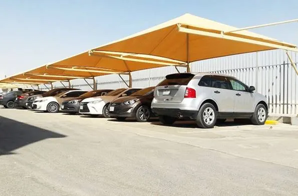 موقف سيارات حديث الرياض 0532228615 مظلات وسواتر القاسم الحديثة