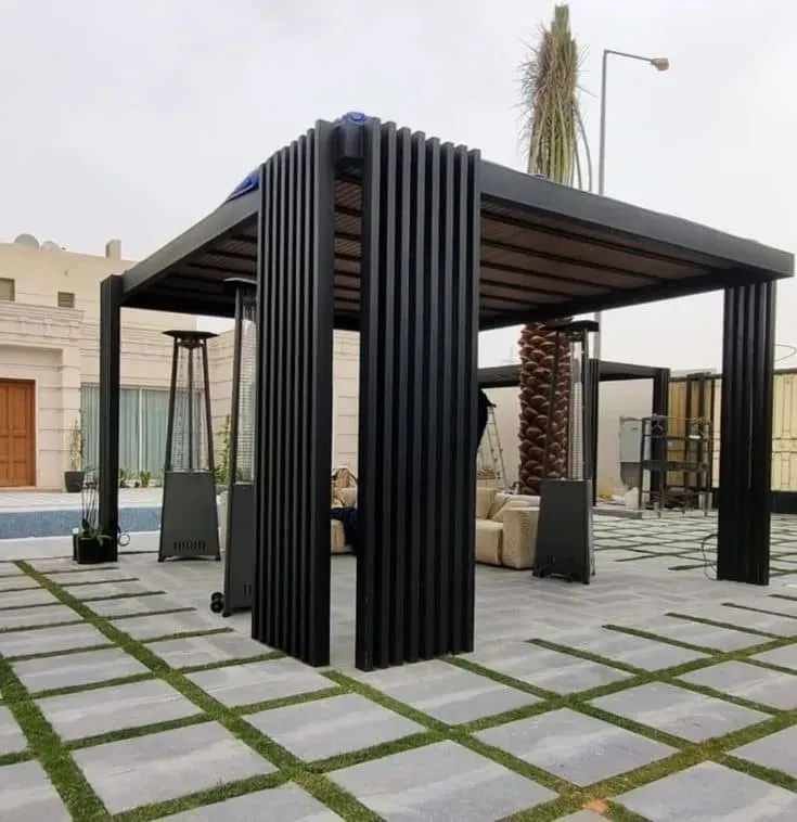 برجولات خشب بلاستيك للحدائق الرياض مؤسسة القاسم 0532228615