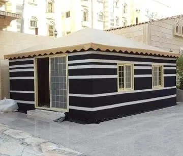 بيوت شعر ملكية لحدائق القصور - مظلات وسواتر القاسم الرياض 0532228615